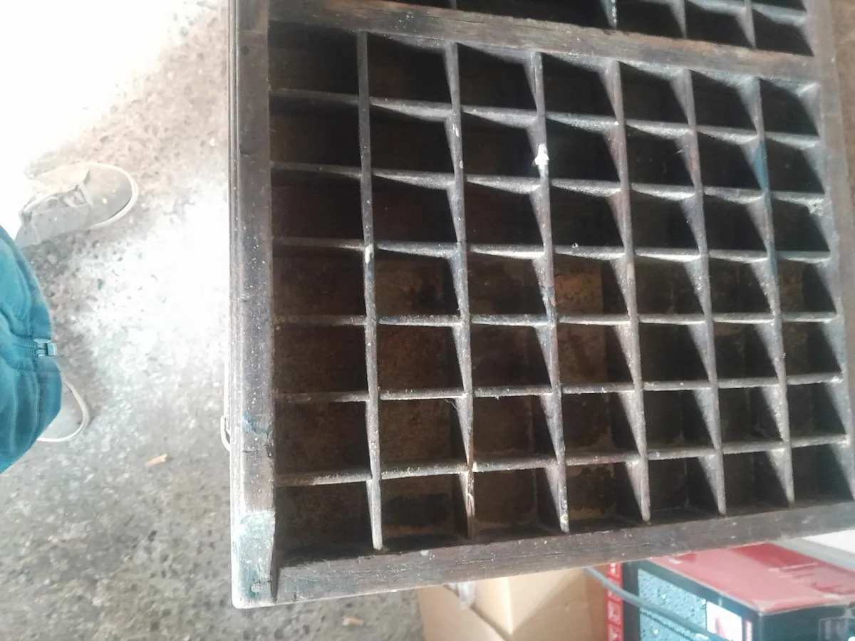 Vintage  printer's  drawer - Image 3