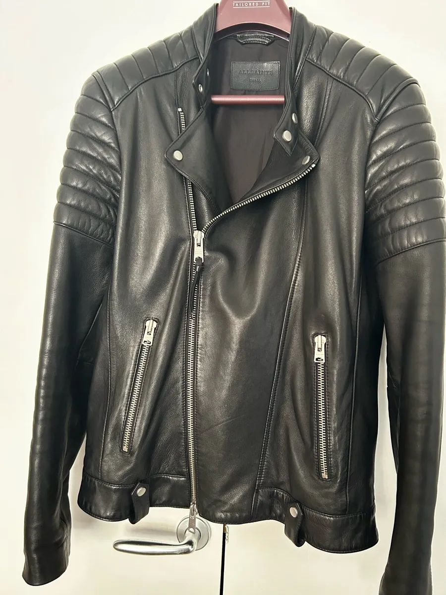 ALL SAINTS LEATHER BIKER JACKET - Image 2