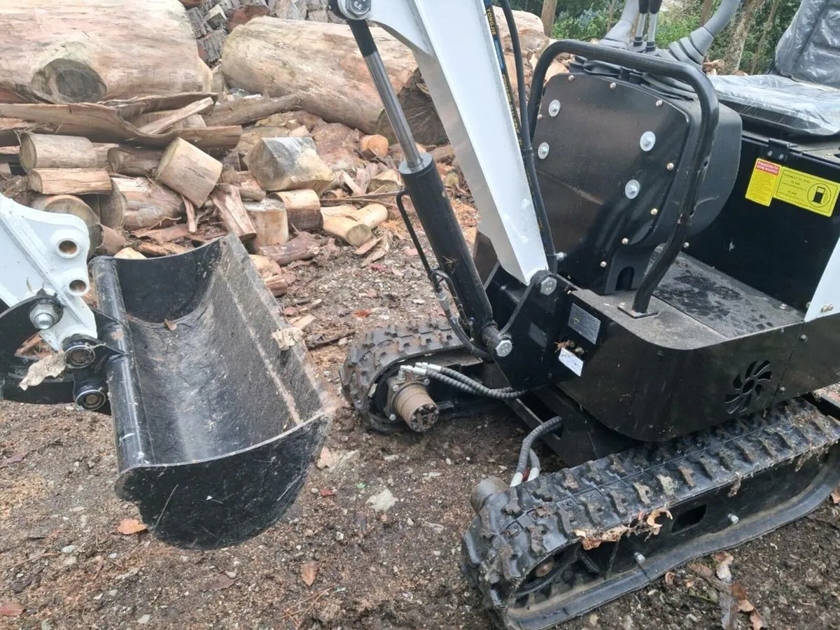Mini digger and trailer - Image 3