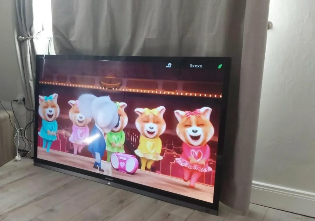 73 Inch Sharp AQUOS TV - Image 1