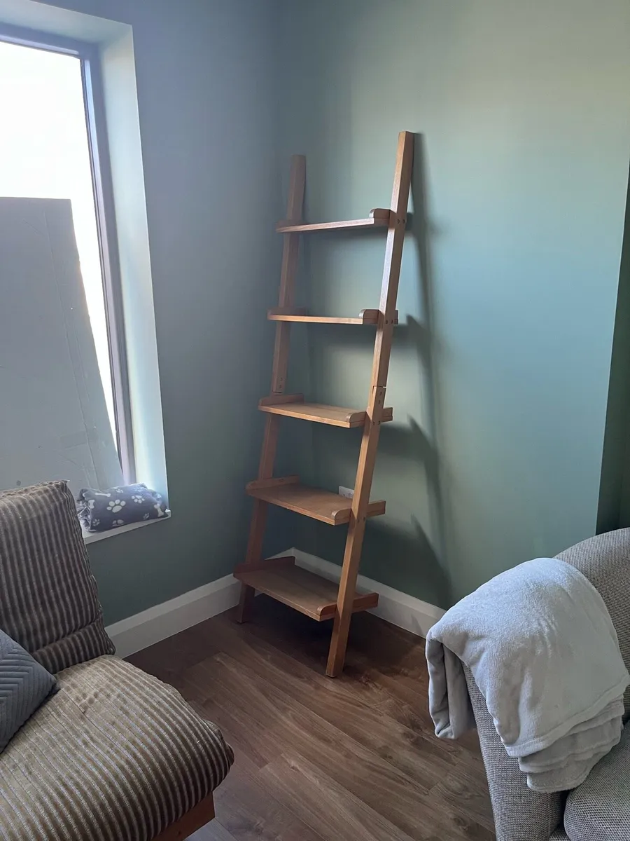 TV Unit, Coffee Table , shelves & 4 dinning chairs - Image 4