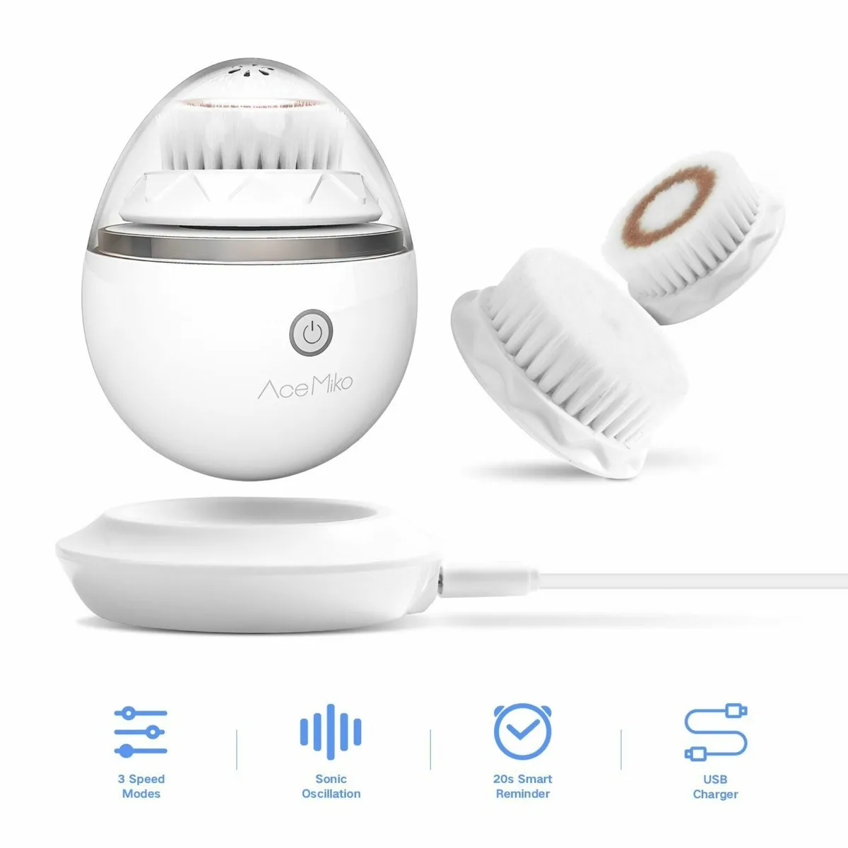 Oscillation facial cleansing brush new