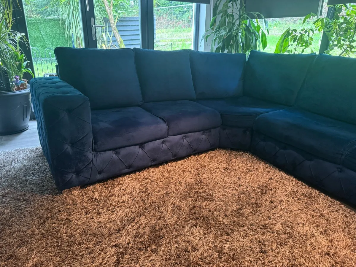 Reduced huge fabric corner sofa for quick sale - Image 3