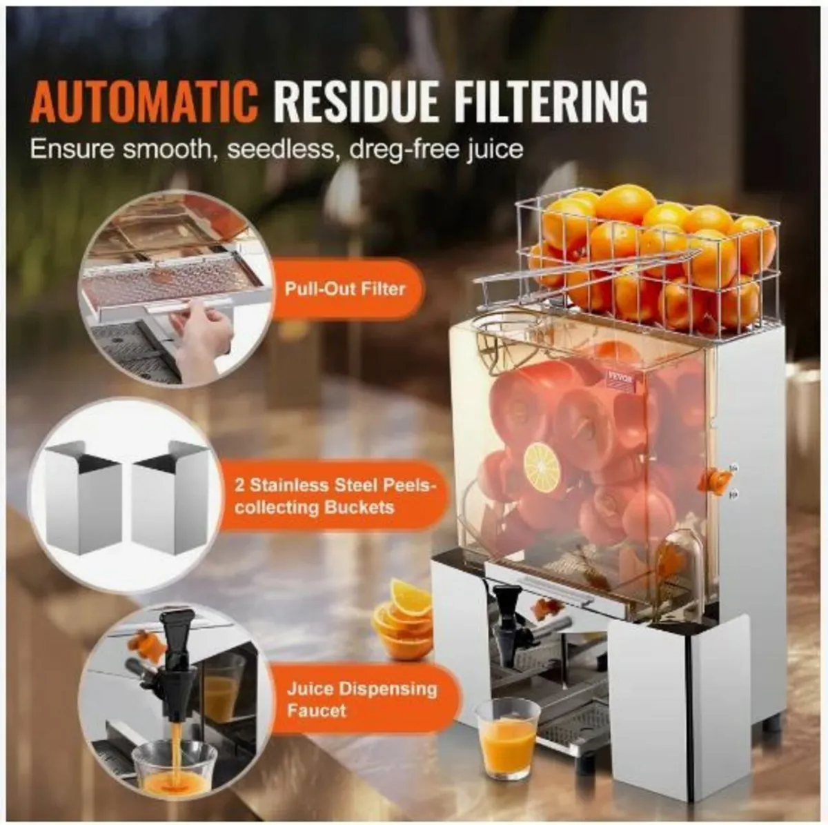 Commercial Orange Juicer Machine - Image 4