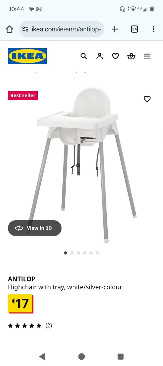 IKEA Antilop Baby Chair - Image 3