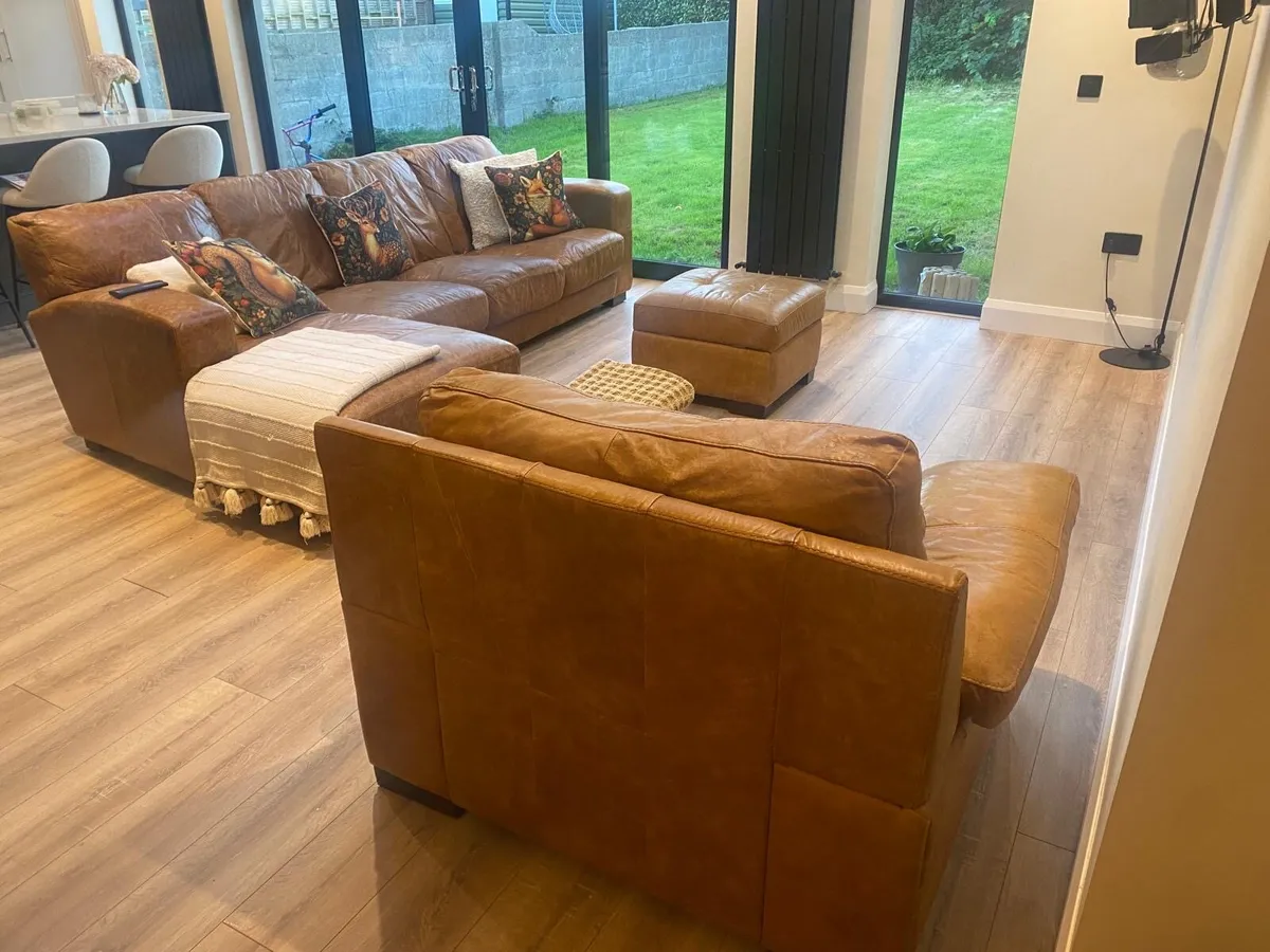 Leather couch for sale - Image 2