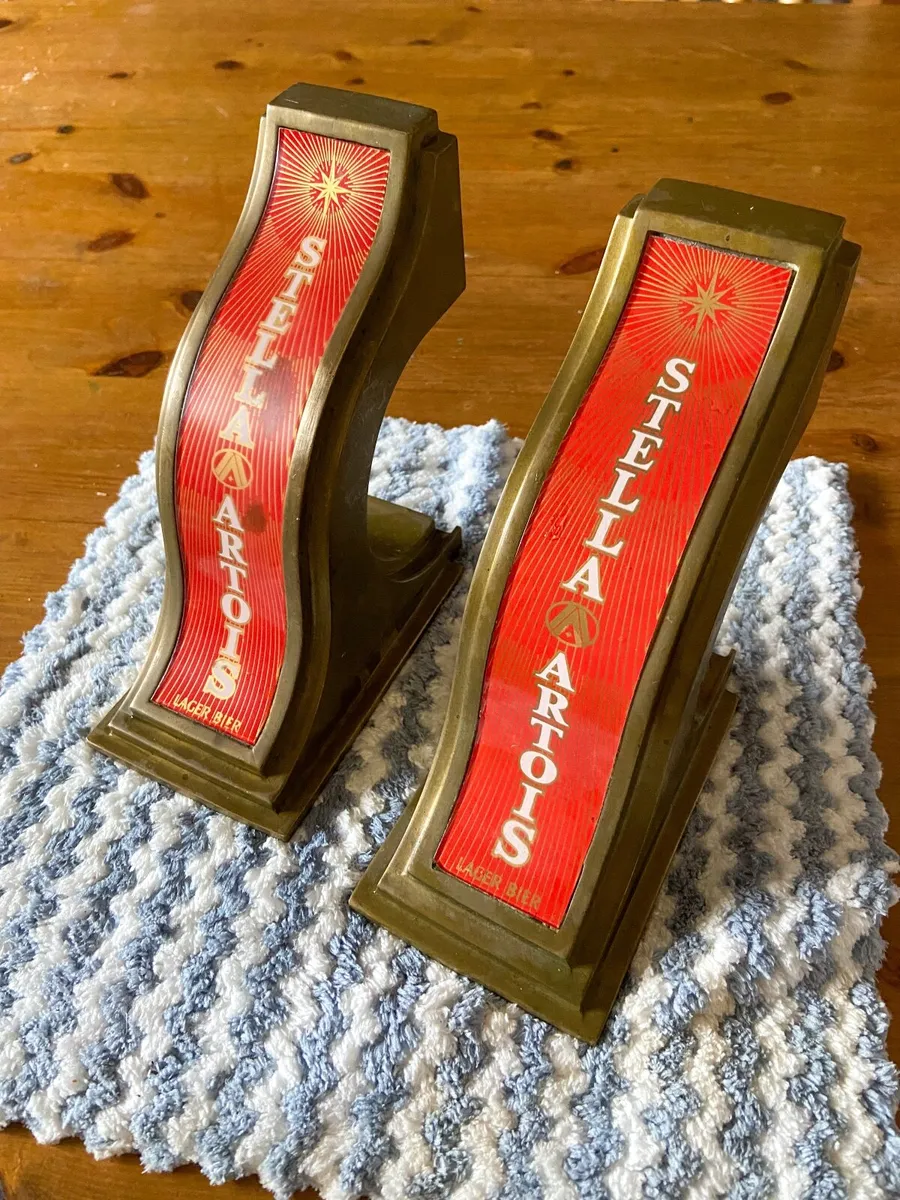 Vintage Stella Artois Brass-cast Beer Font - Image 1