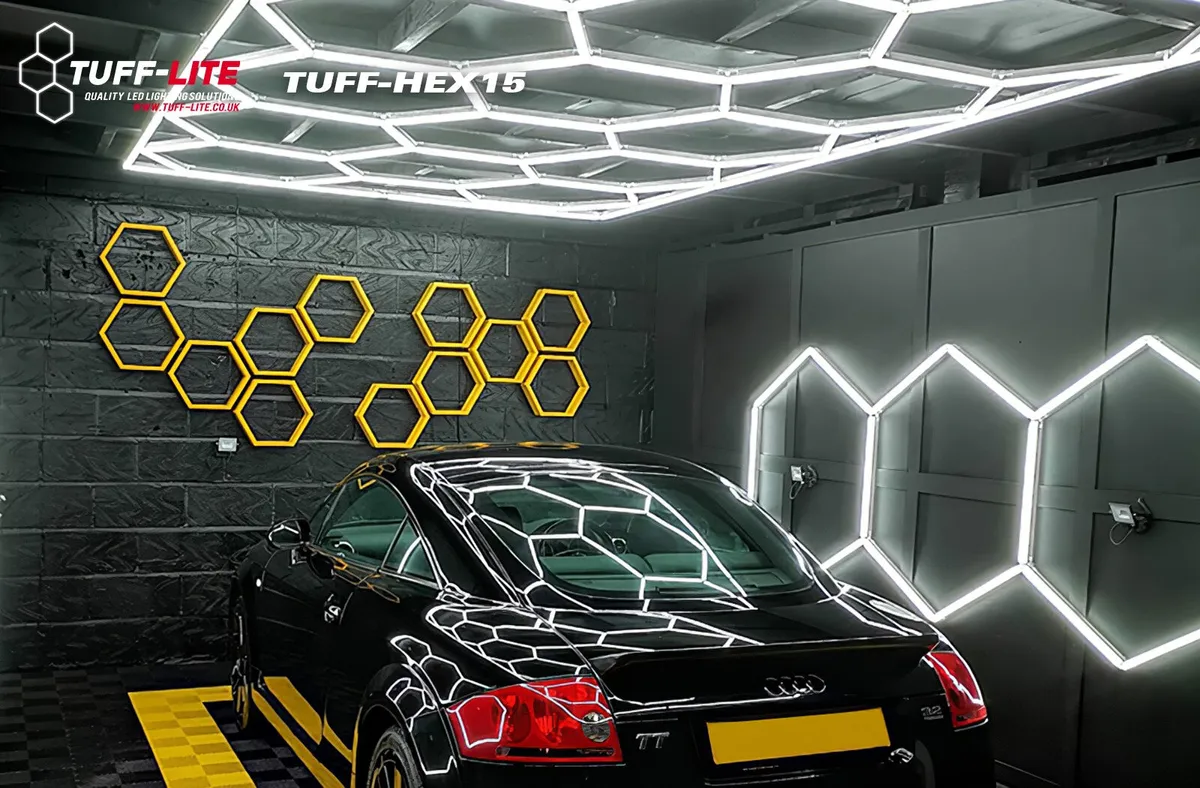 Tuff Lite HEX Lights 30% OFF Garage Gym Barbers - Image 1