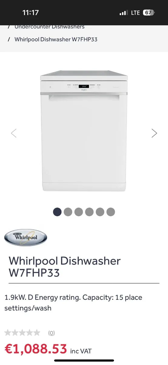 Whirlpool Dishwasher - Image 2