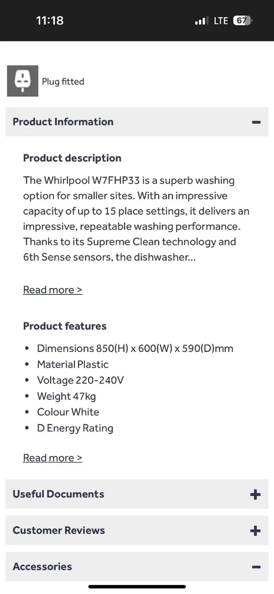 Whirlpool Dishwasher - Image 3