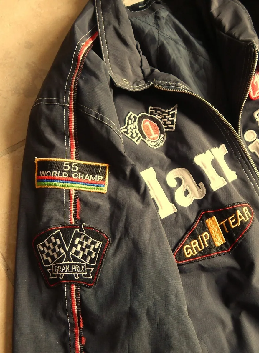Vintage Harrison Gibson Black Racing Jacket 9 - Image 4