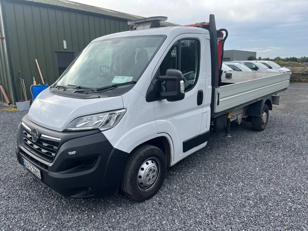 Opel Movano 14ft Dropside With Crane - Image 2