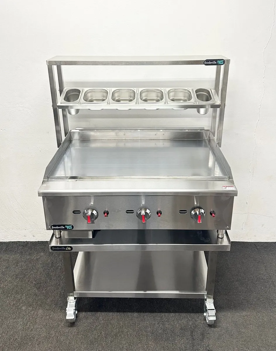 Gas Griddle with garnish rail - 3 month Pay plan - Image 1