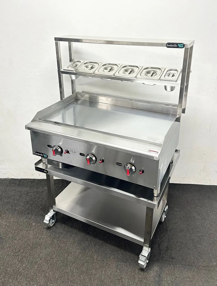 Gas Griddle with garnish rail - 3 month Pay plan - Image 3