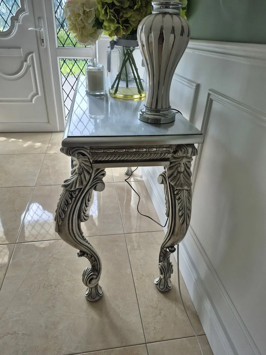 Console table with lamps - Image 3