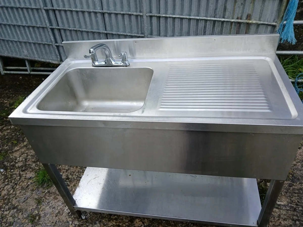 Staneless steel cabbinet sink unit complete - Image 2