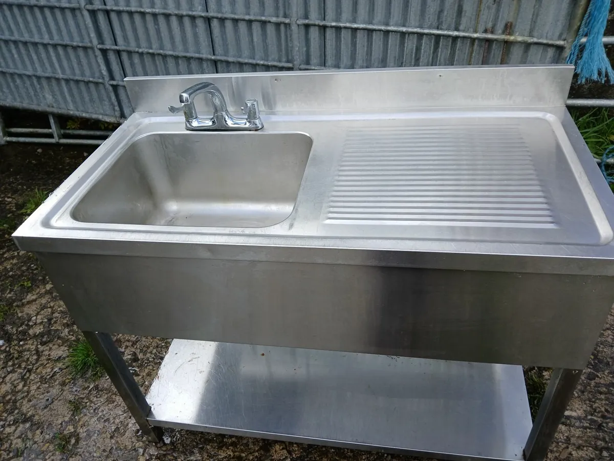 Staneless steel cabbinet sink unit complete - Image 3