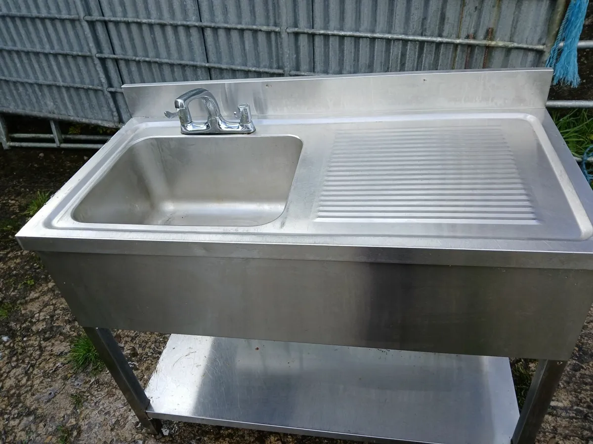 Staneless steel cabbinet sink unit complete - Image 4