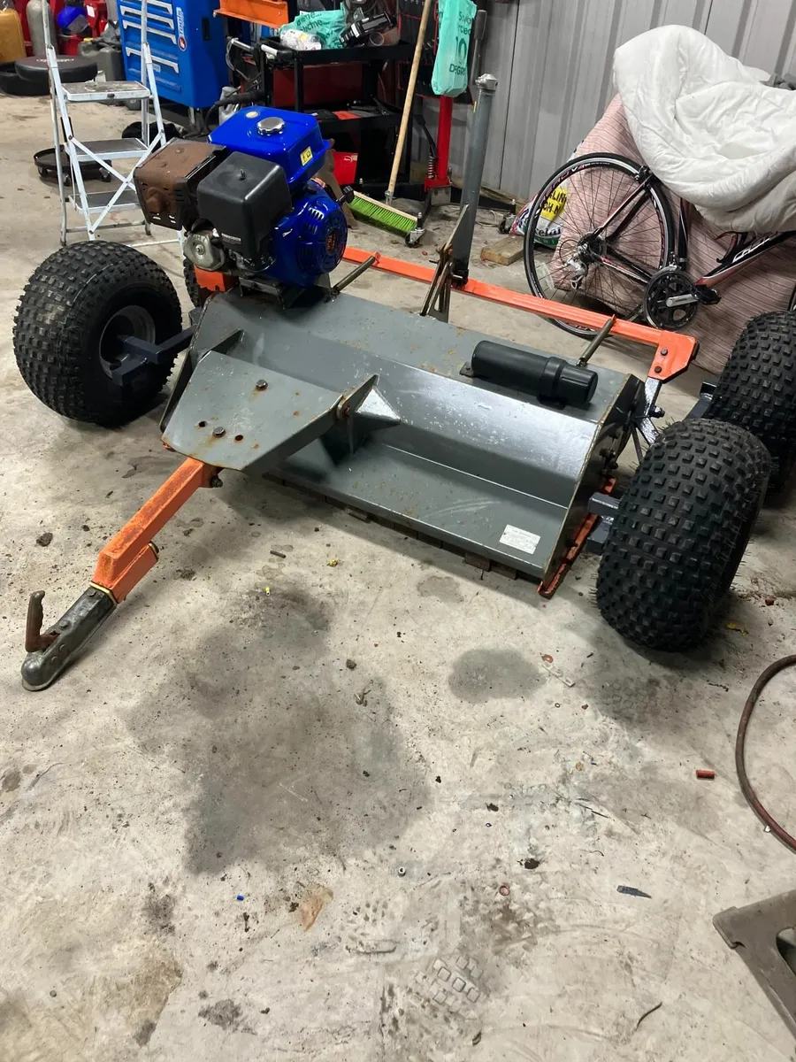 Quad Mulcher Mower & 17hp diesel Engine - Image 3