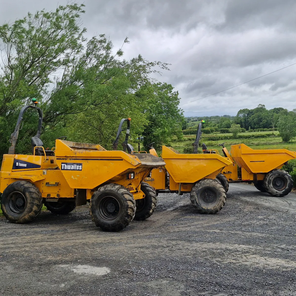 9 tonne Dumpers for Hire