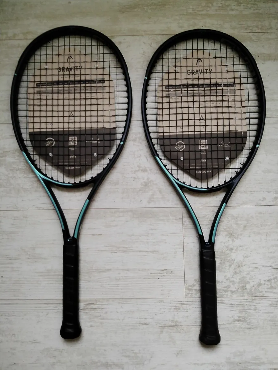 Pair of Head Gravity 26 inch junior tennis rackets - Image 2