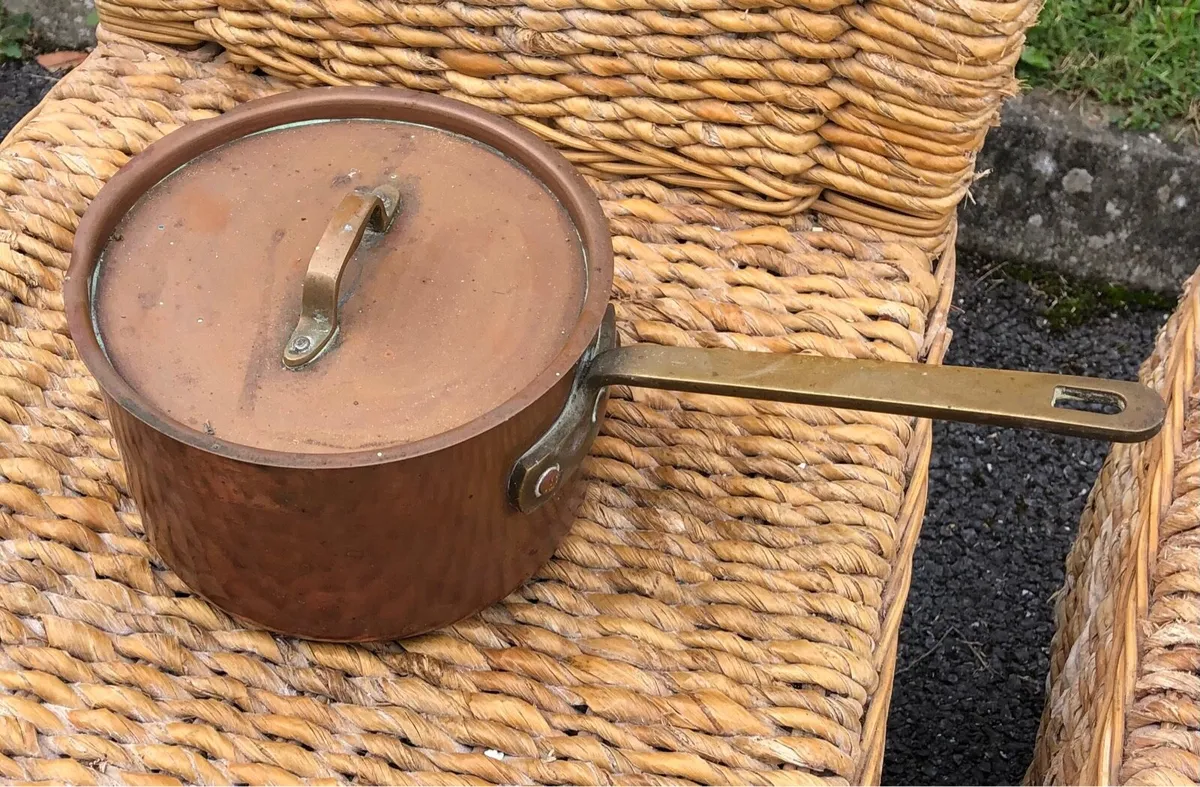 Vintage Copper Saucepan - Image 4