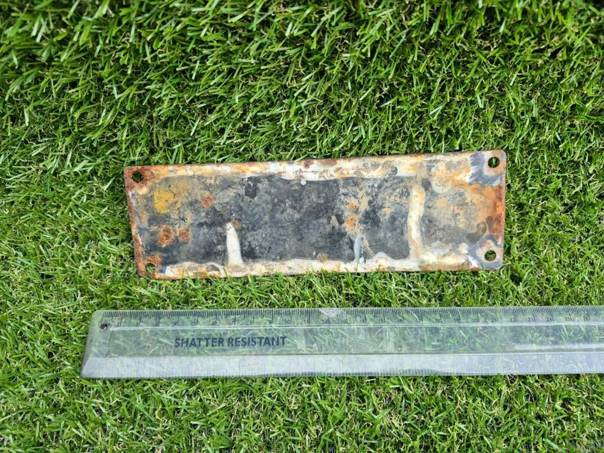 Pear and Soap enamel tram signs - Image 3