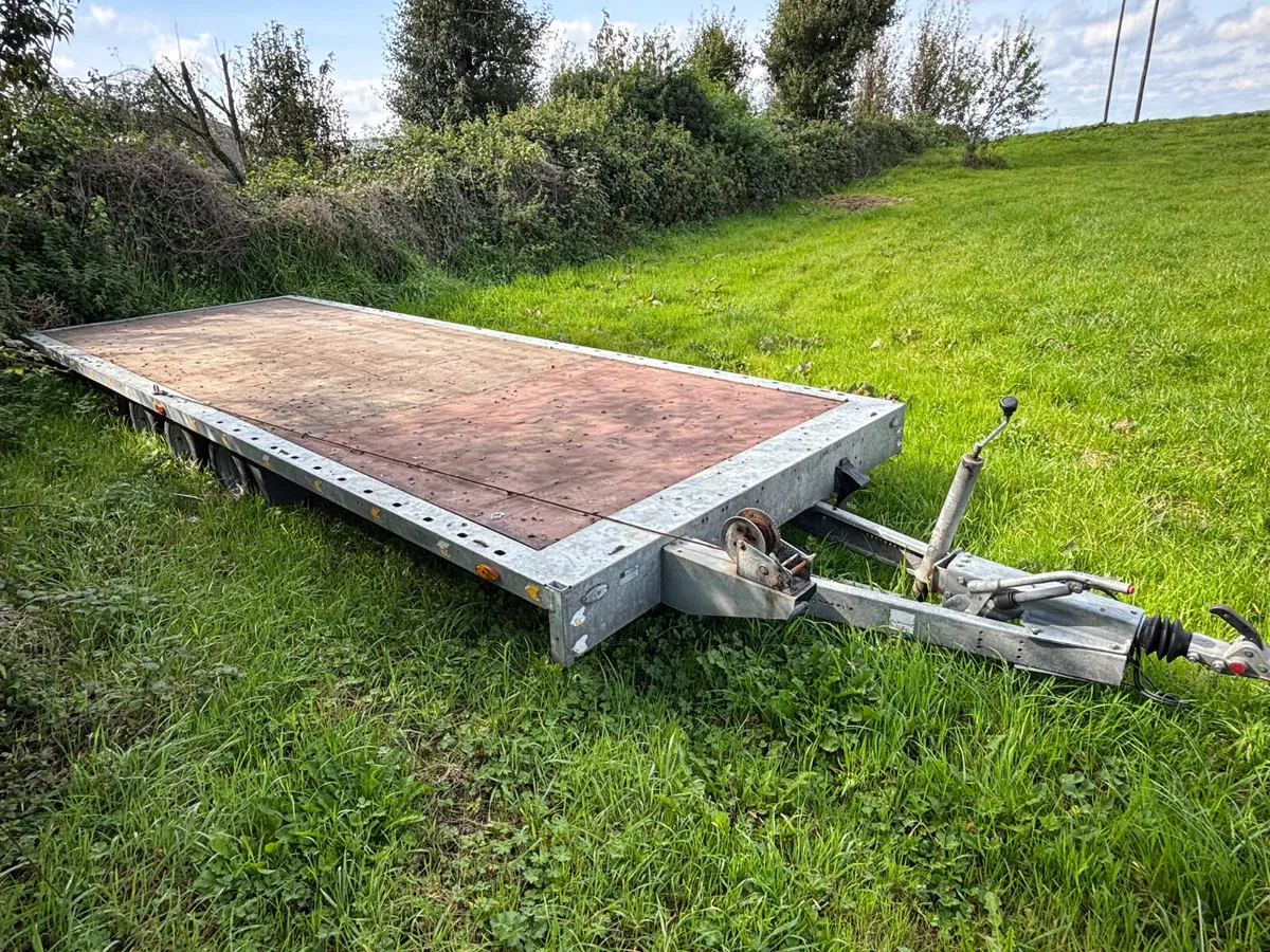 TEMARD Car Transporter, Flat Bed Trailer, Tri Axle - Image 4