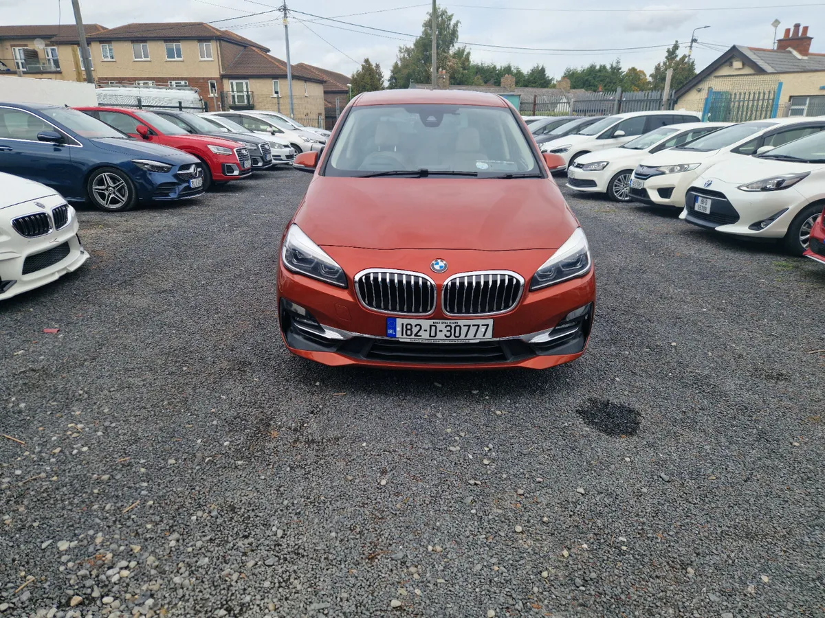 BMW 218D Gran Tourer 7 seater in Sunset Orange - Image 2