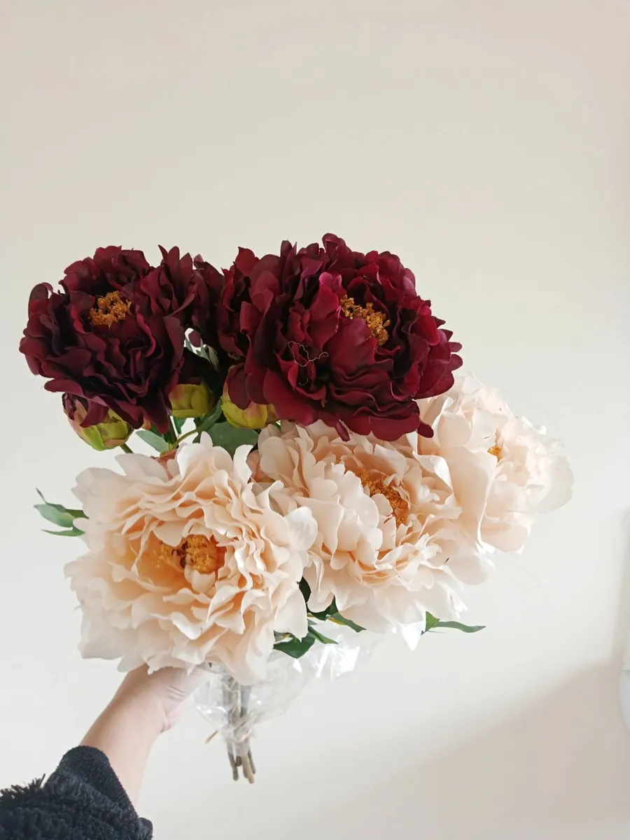 6pcs Artificial peonies for home decoration - Image 1