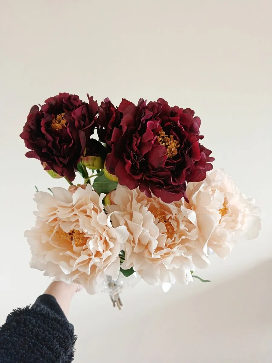 6pcs Artificial peonies for home decoration - Image 2
