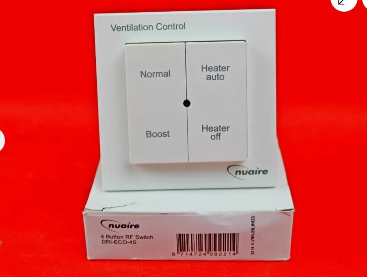 Nuaire Drimaster Eco Heat & Boost Control Switch - Image 2