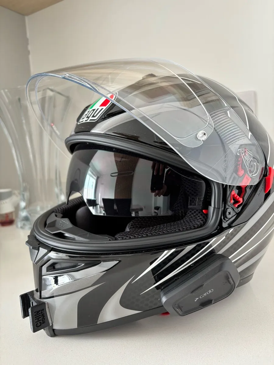 AGV Helmet with Cardo Headset - Image 1