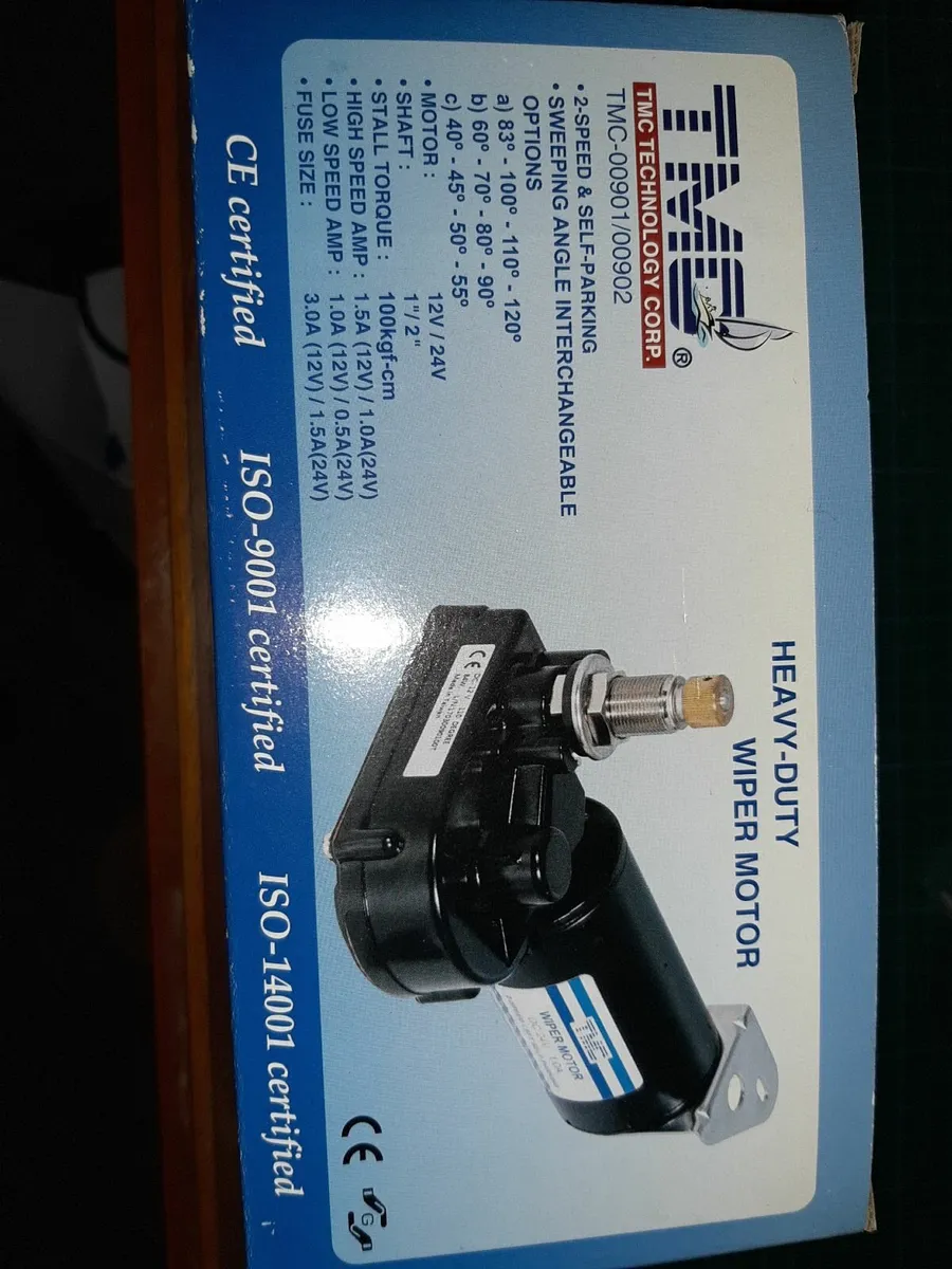 BOAT WIPER MOTOR TMC HEAVY DUTY - Image 1