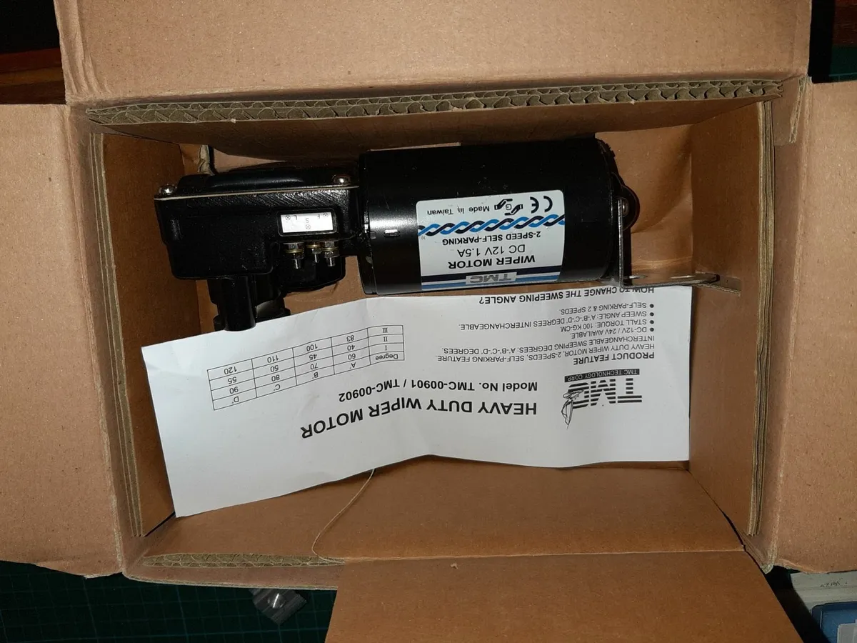 BOAT WIPER MOTOR TMC HEAVY DUTY - Image 2