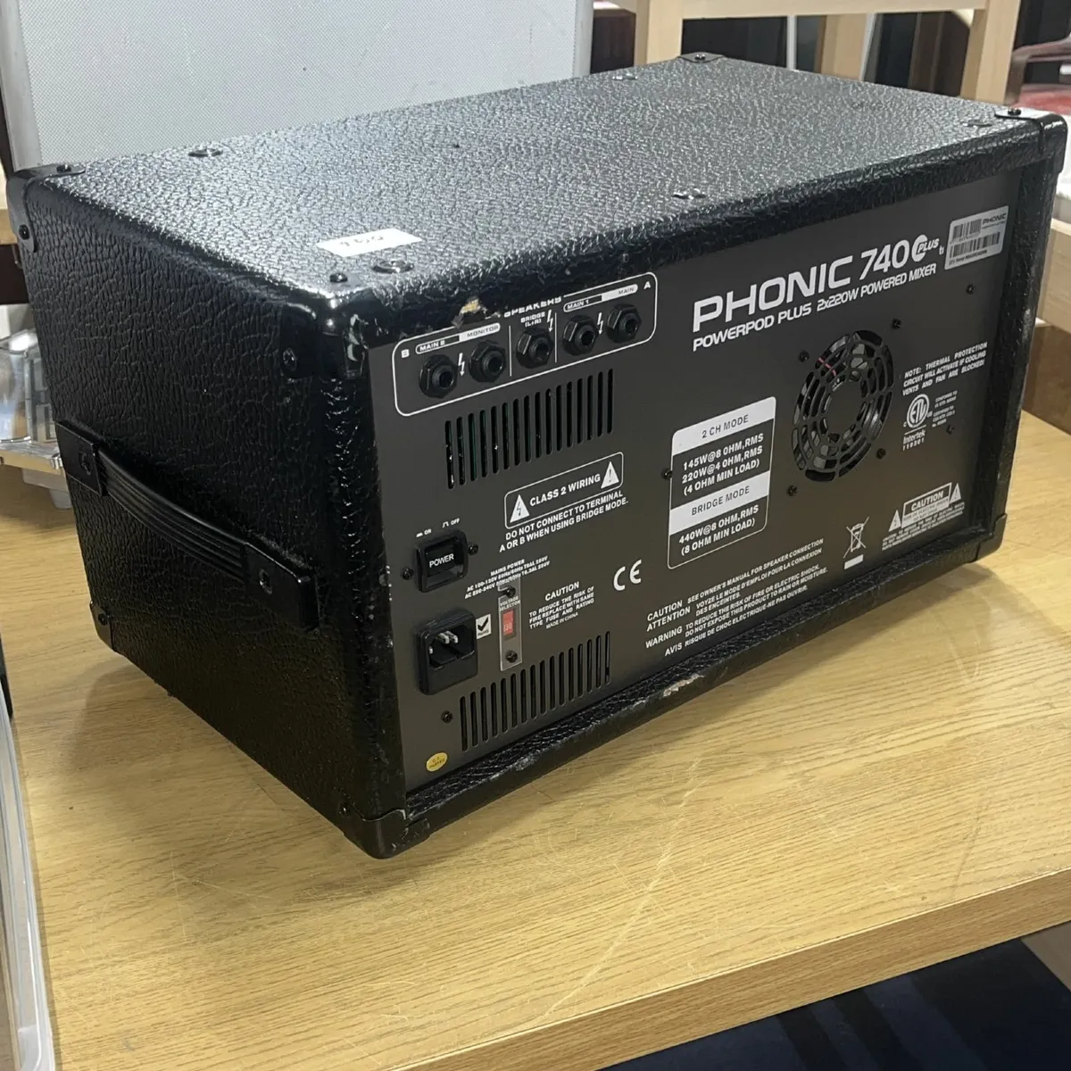 Phonic 7400 Plus Powerpod Plus 2 x 220 W powered m - Image 2