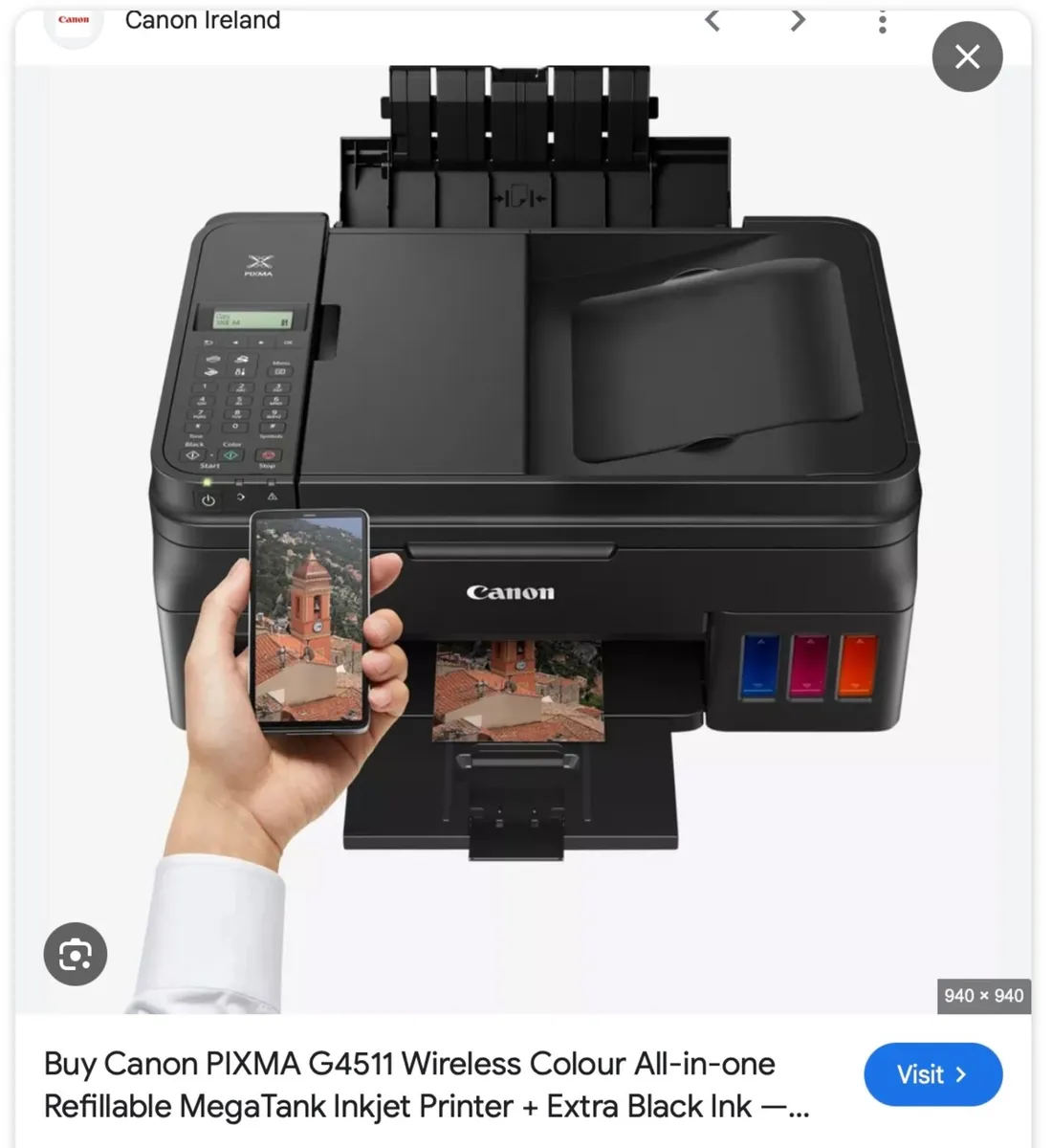 Canon Pixma G4511 printer
