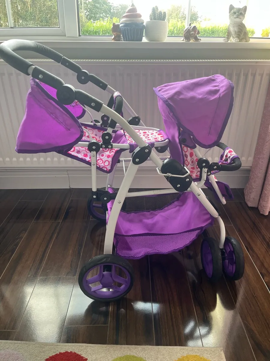 Dolls Double  Buggy - Image 1