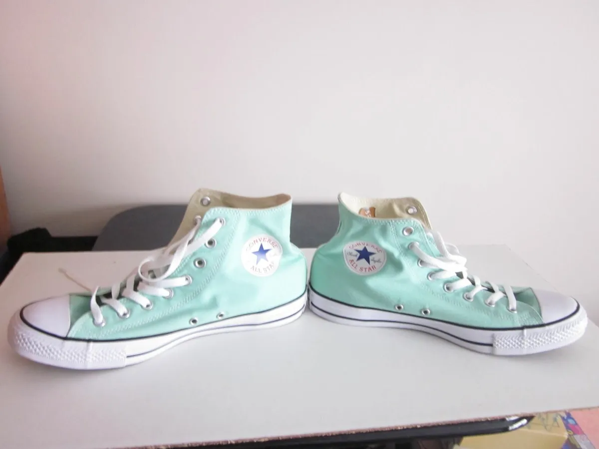 Converse Green Chuck Taylor All Star High Trainers - Image 3