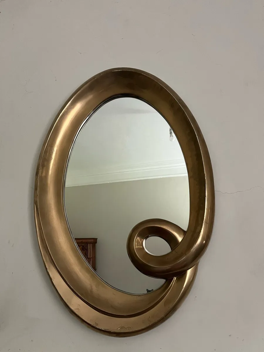 Golden Large Mirror - Image 1
