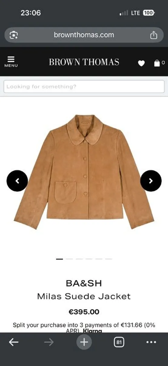 Ba&sh Milas Suede Jacket