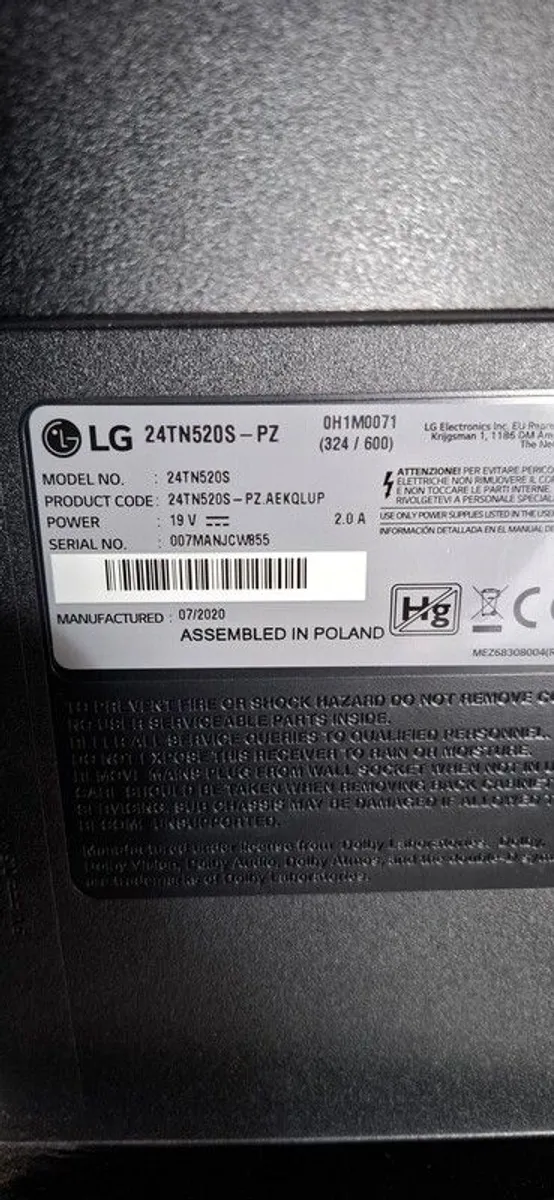 LG 24 Inch smart tv - Image 1
