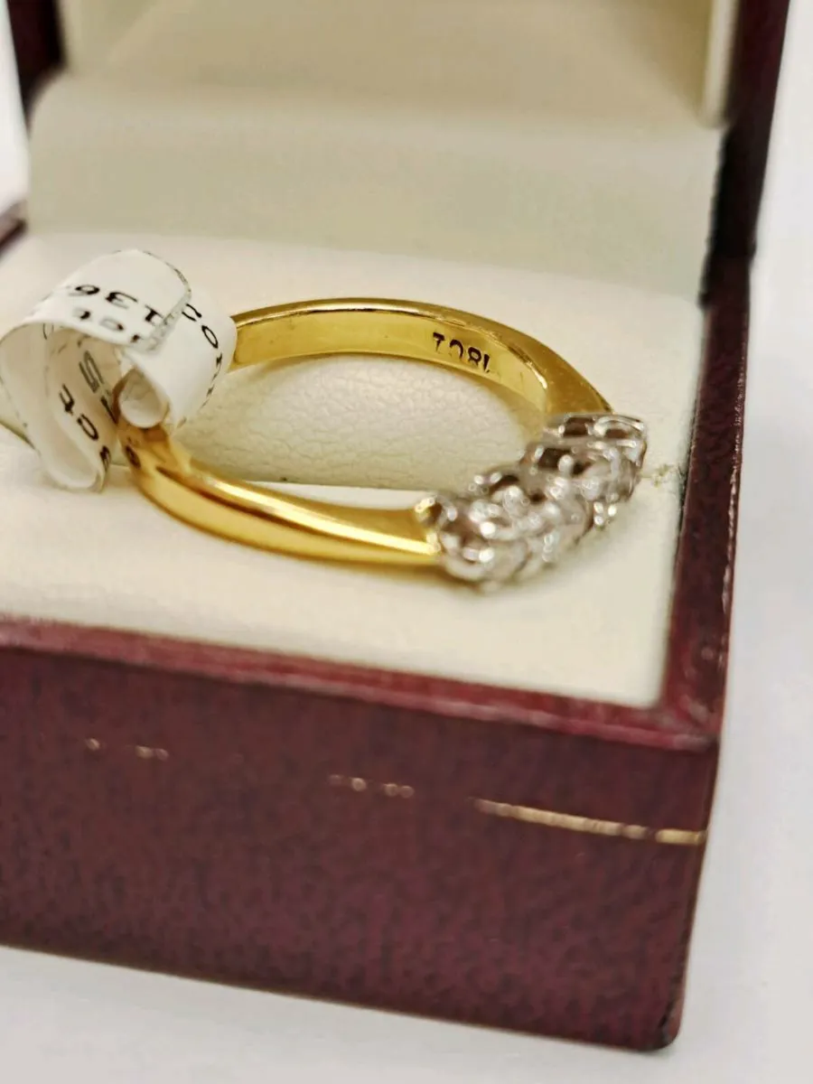18K Gold Diamond Ring 18CT - Image 3