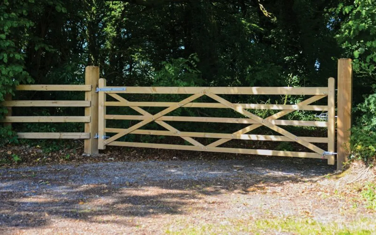 Traditional Timber Field Gates - Image 1