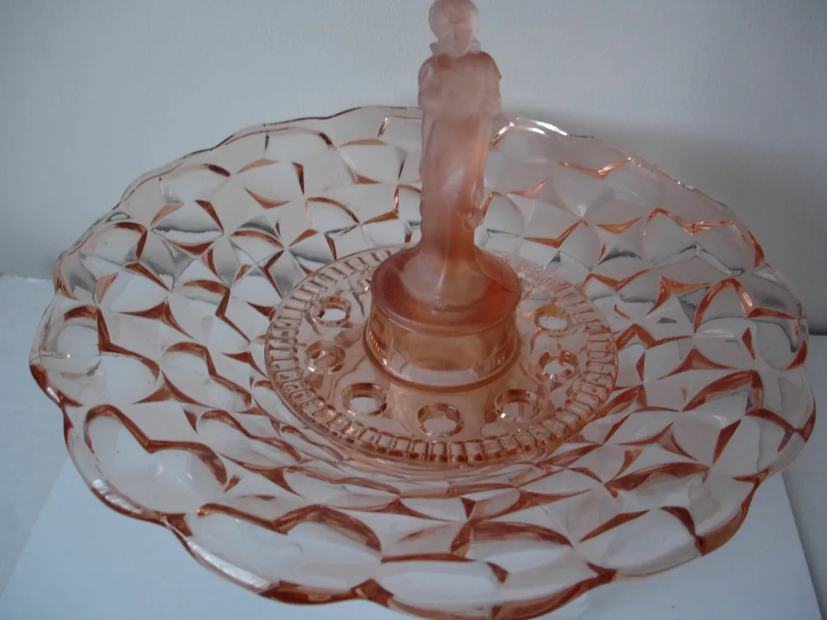 Walther & Sohne  Art Deco Glass Centerpiece. - Image 2