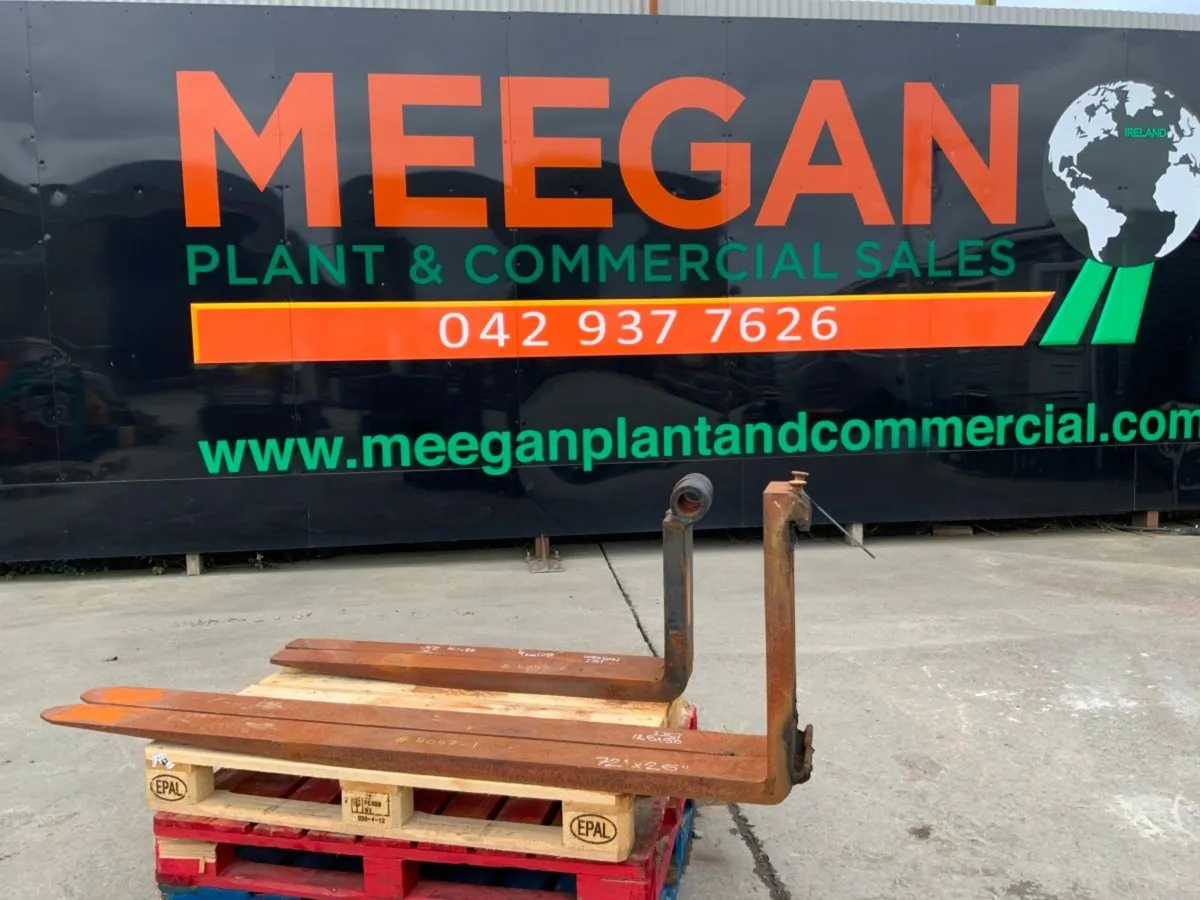 72" x 20" CARRIAGE SLIDING FORKS.....4047-1. - Image 1