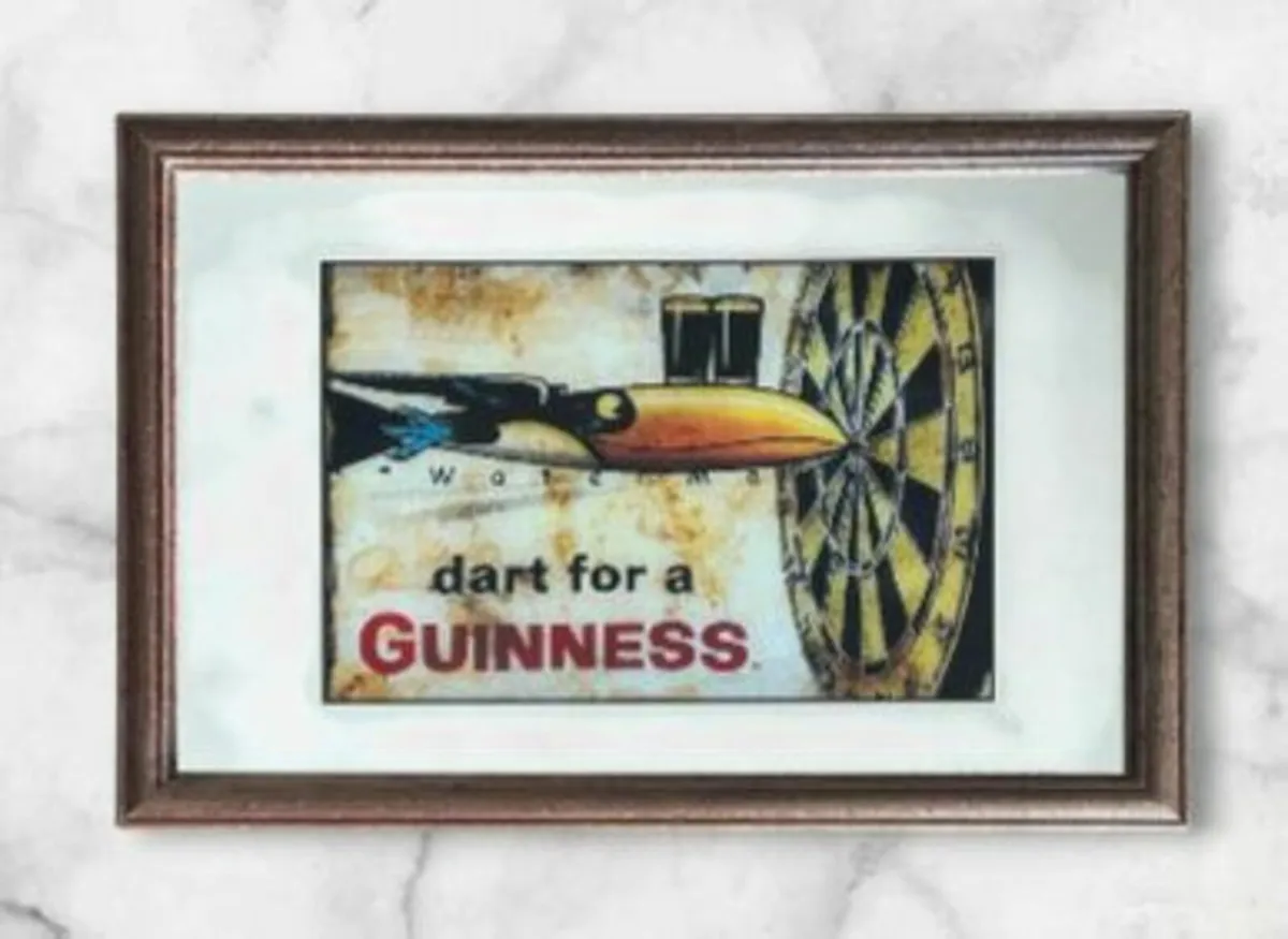 Ex Display 'Darts For A Guinness' Artwork - Image 2