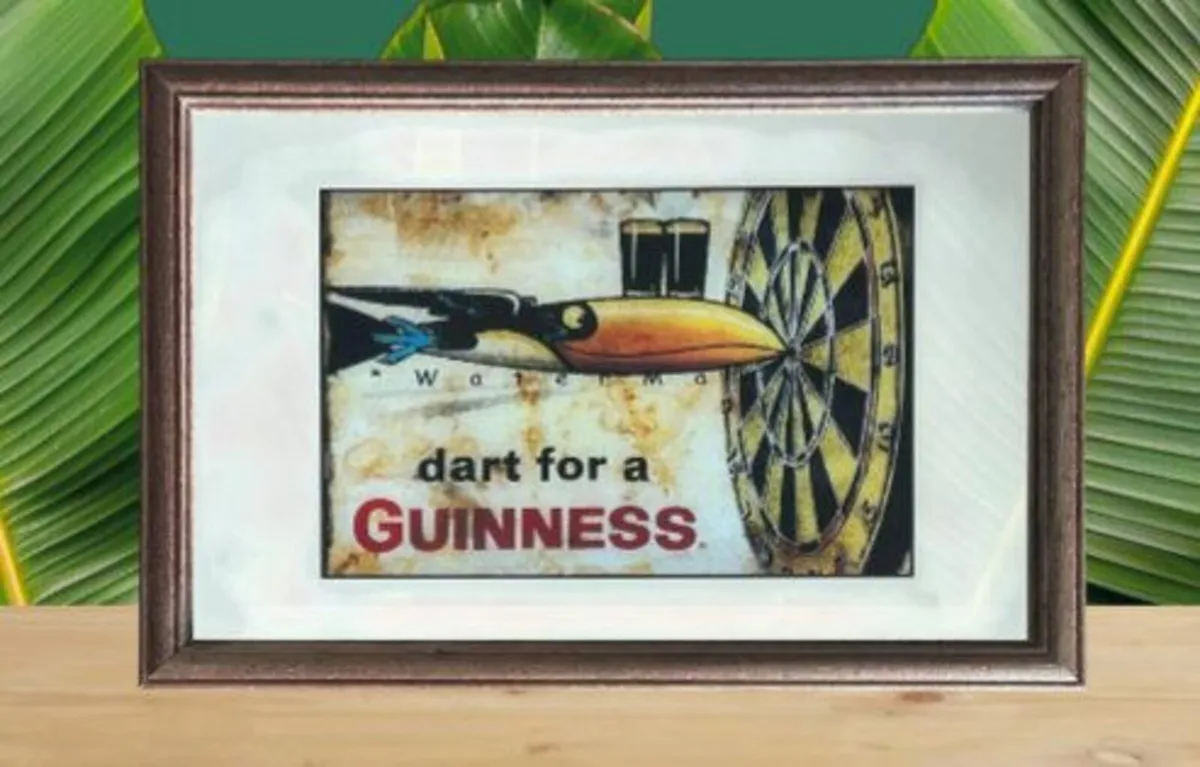 Ex Display 'Darts For A Guinness' Artwork - Image 3