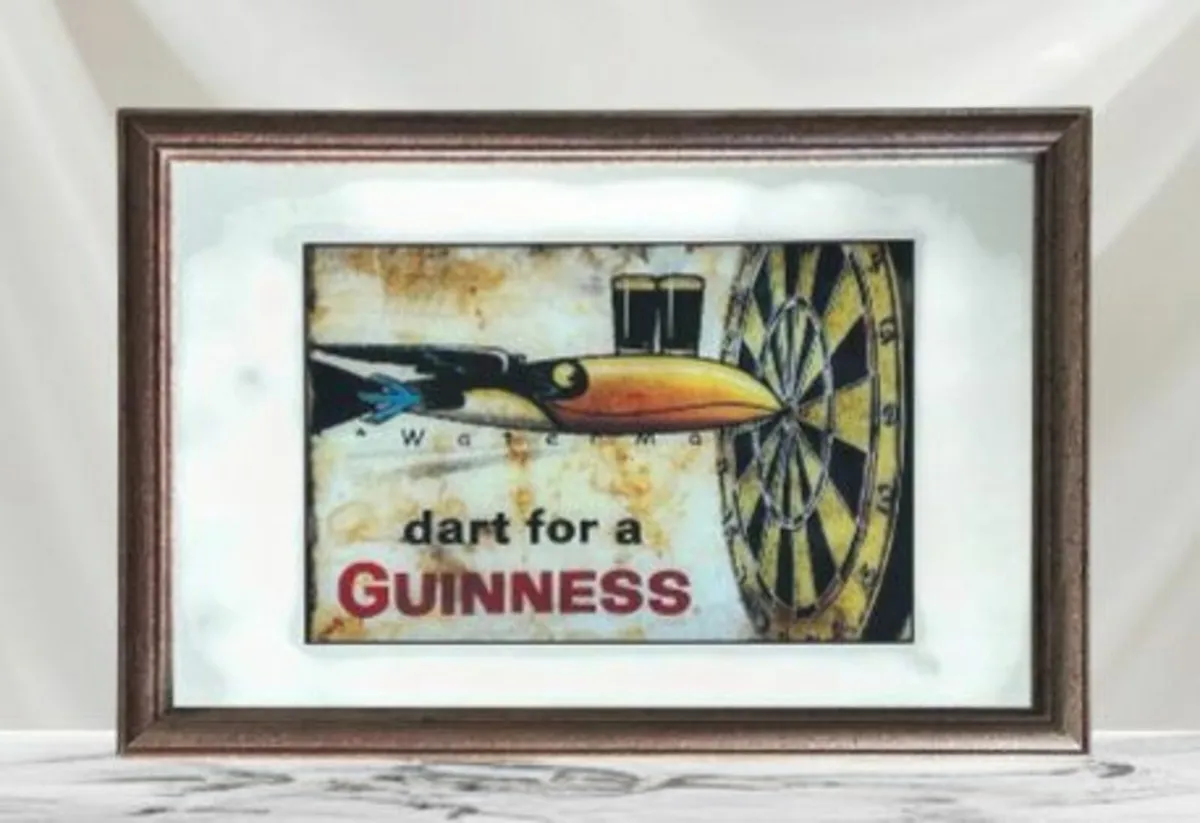 Ex Display 'Darts For A Guinness' Artwork - Image 4