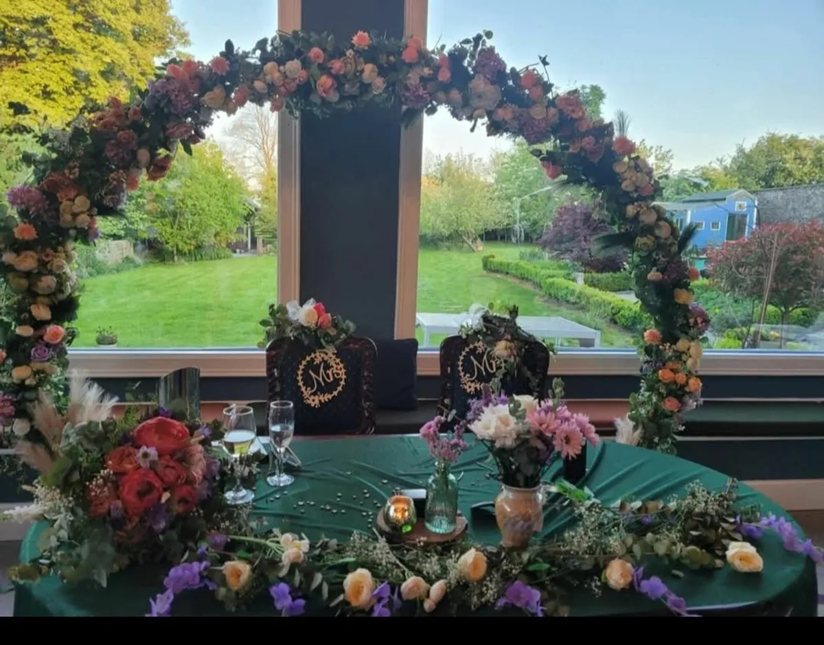 Artificial Silk Flowers and Greenery - Image 1